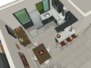Penthouse de 2 Chambres