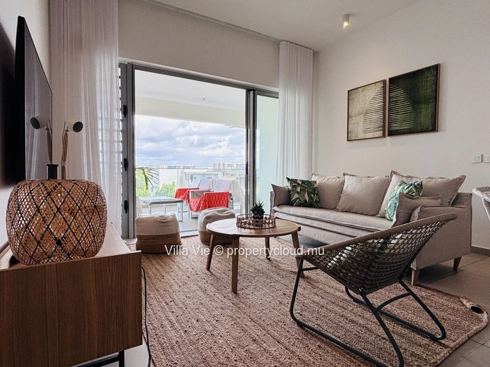 Péreybère - 3-bedroom penthouse with private pool in a secured residence