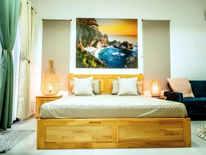 Modern 3-Bedroom Villa for Rent in Chemin Moulin Cassé, Grand Baie | Private Pool, Large Terrace & Garden