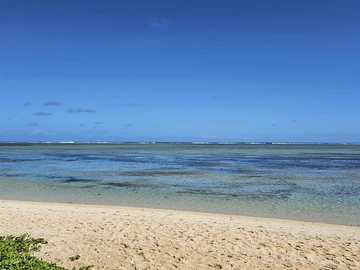 Beachfront plot of land