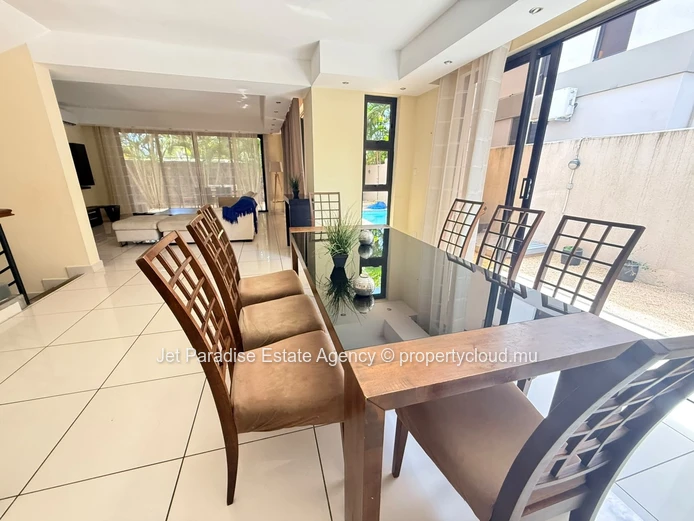 Modern 4-Bedroom Townhouse with Private Pool in Gated Community 