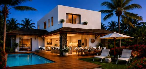 Villa Tropicale Contemporaine d'Exception à Vendre à Mont Choisy - VEFA