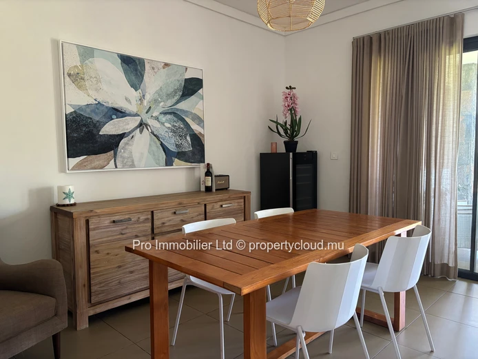 Cozy ground-floor apartment for rent at Azuri Ocean & Golf Resort, Roches Noires.