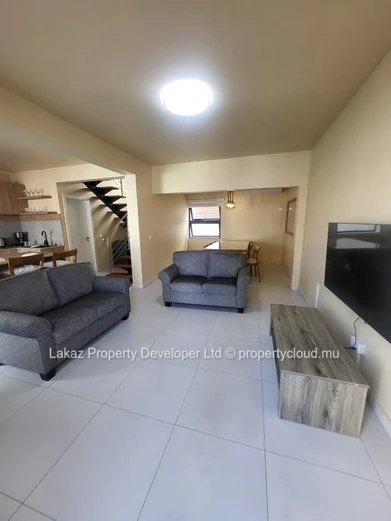3-bedroom house with swimming pool for rent in Pointe aux Canonniers.