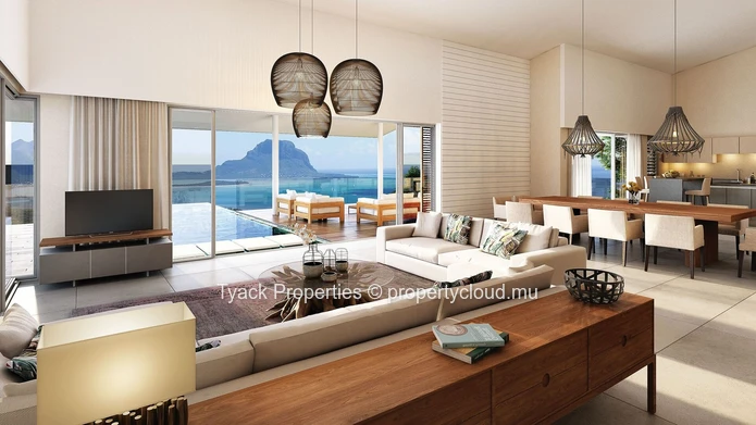 Villa de Luxe 5 Chambres avec Vue Panoramique sur la Mer à Rivière Noire – RES