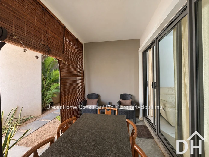 Appartement meublé d'une chambre au rez-de-chaussée