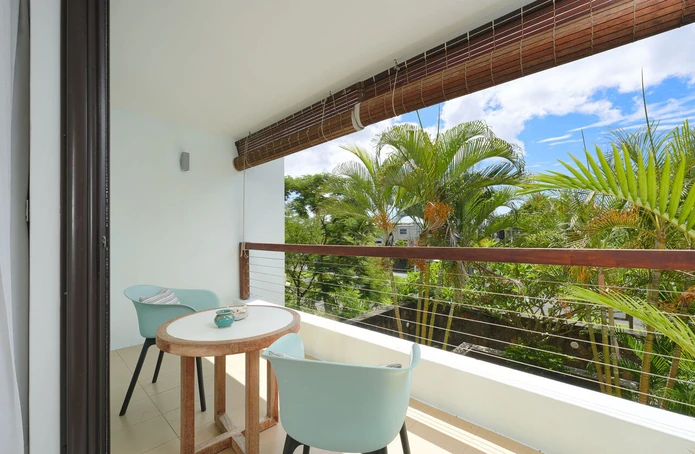 Appartement R+2 Trou aux Biches / Mont Choisy — 1 chambre, 70m², piscine, plage à pied, meublé & équipé