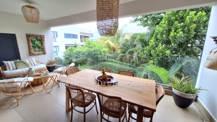 Appartement chaleureux et joliment meublé au premier étage à louer  Azuri Ocean & Golf Village, Roches Noires