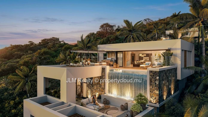 Villa contemporaine à vendre avec vue mer à Petite Rivière Noire, Île Maurice