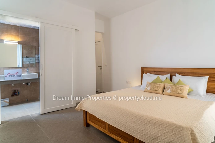 Appartement 2 chambres en bord de mer avec vue lagon à Trou d’Eau Douce – Ile Maurice