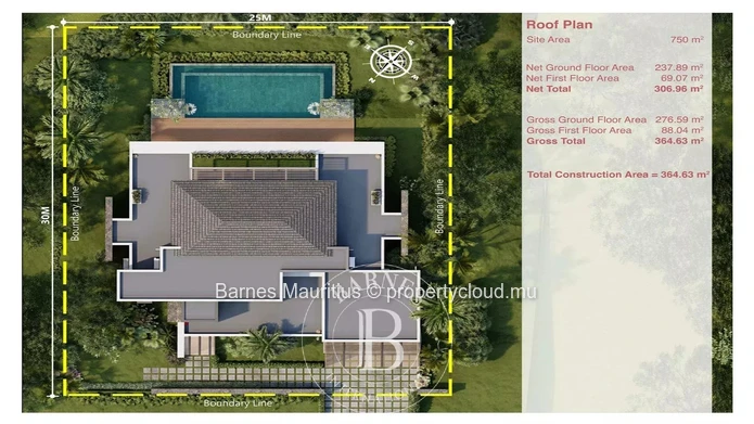 BEL OMBRE – Villa contemporaine neuve avec vue mer et golf – 4 chambres