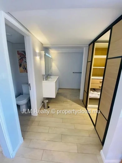 Beautiful ground floor apartment with private pool for sale in Tamarin, Mauritius