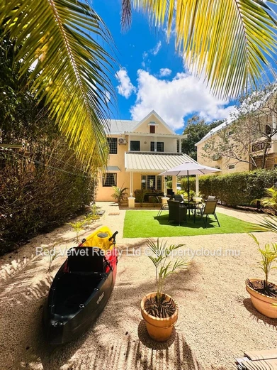 Beachfront Duplex for Rent on the West Coast | Direct Beach Access & Le Morne Views