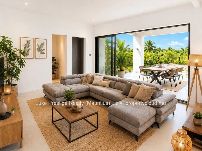 Brand-New 3-Bedroom Villa for Rent in Rivière du Rempart | Private Pool, Garden & 216 m²