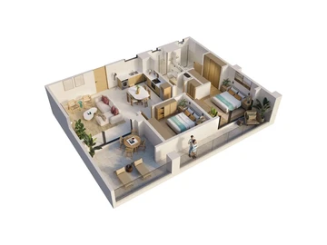Appartement de 2 Chambres