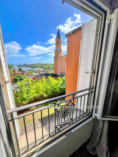 1-Bedroom Duplex with Shared Pool for Rent in Baie du Tombeau