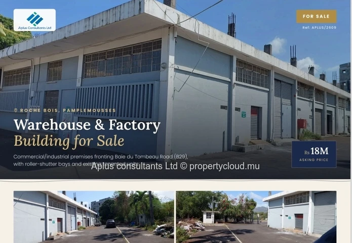 Commercial Building For sale in Baie Du Tombeau