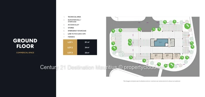 Espace de bureaux commerciaux de premier choix à H57