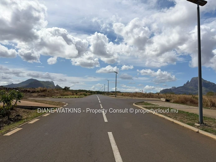 Residential Land for Sale in Flic en Flac with Sea and Mountain Views
