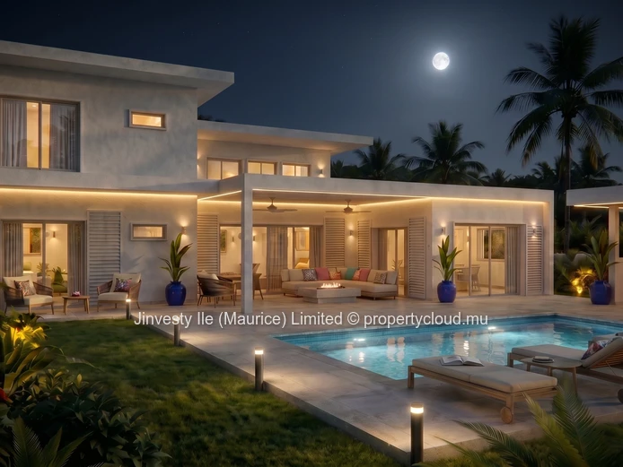 JINVESTY COLLECTION : Villa LAELIA 3 : Contemporary 4-bedroom PDS villa with pool - Trou aux Biches - Mauritius