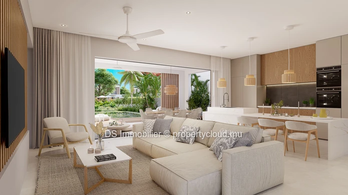 Vendre – Signature Villa 4 Chambres – Calodyne – Résidence Privée – Accessible Aux Étrangers