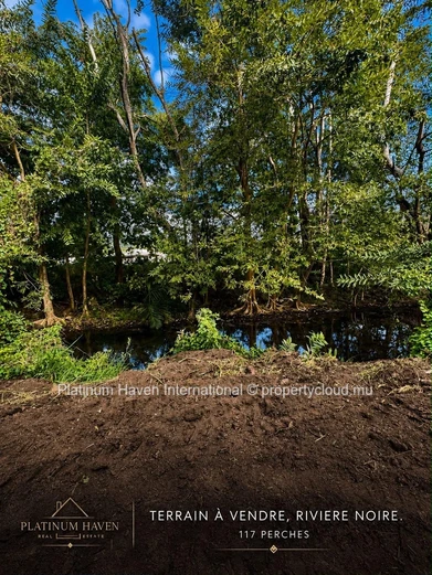 Terrain 117 perches en bord de Rivière Noire — Complexe résidentiel