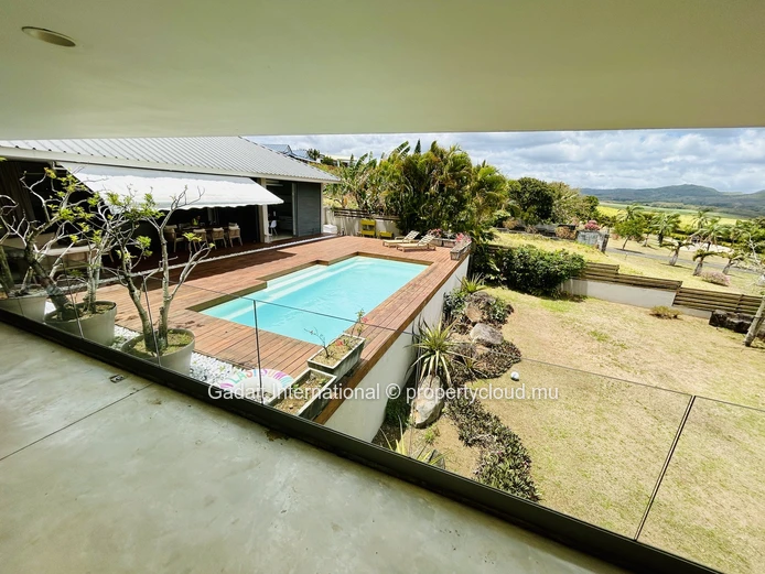 Villa contemporaine avec vue mer et montagne – Mont Piton, Île Maurice