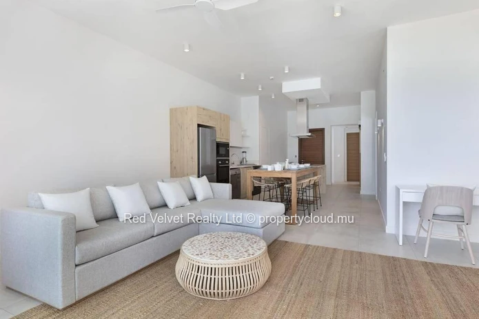 Beachfront 3-Bedroom Apartment for Rent in Grand Gaube | Private Beach Access