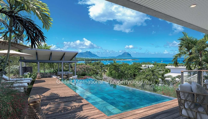 Villa with pool, sea view, and golf course access | Black River, Mauritius