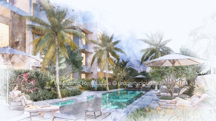 Appartement 2 chambres à rendement locatif à Belle Mare