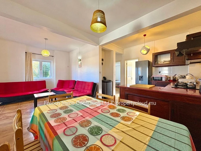 Appartement 2 chambres, piscine commune a pereybere