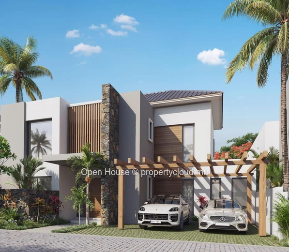 PDS villa for sale in Calodyne, 147m² living space, 267m² land, 4 bedrooms, private pool, close to shops and beach. P...