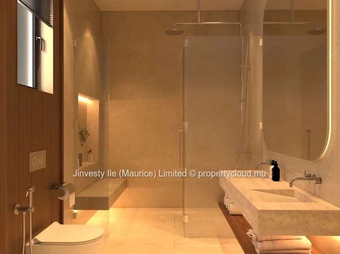 JINVESTY MAURITIUS : 3-bedroom ensuite penthouse with private pool in Mont Choisy | Palm Prestige