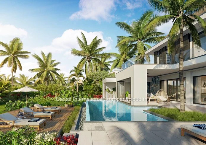 Tropical Elegance Redefined with this Waterfront Villa in Mauritius