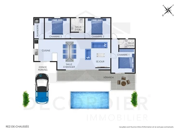 Maison de 3 Chambres