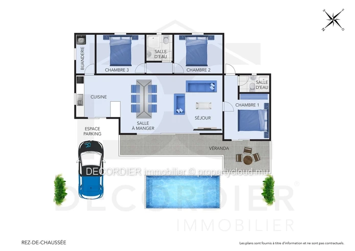 Modern Single-Storey Villa in Sottise, Grand Baie