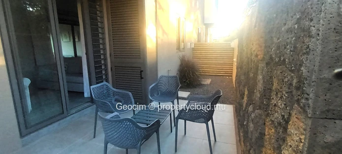 Flic en Flac Green Creek fully furnished modern 3 bedrooms flat. Ground floor. Terrace. Private parking. Shared swimm... (Sole Mandate)