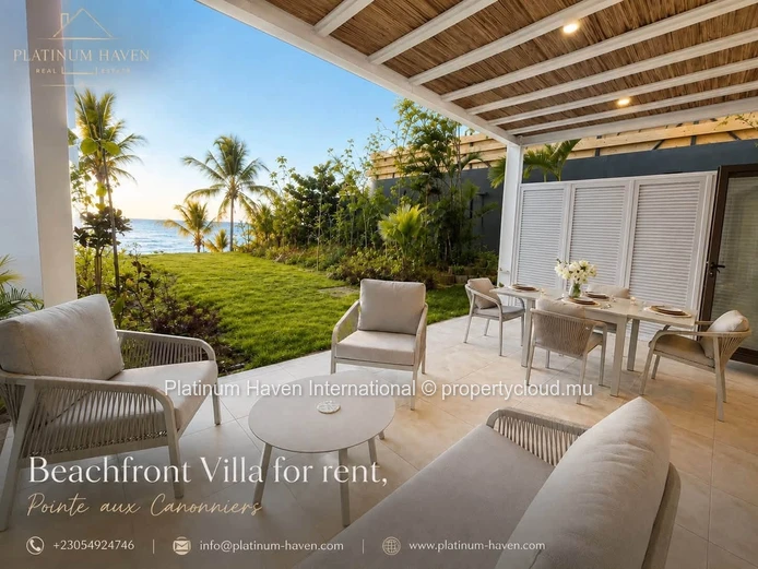 Beachfront. Brand new. Yours for Rs 180000/monthly.