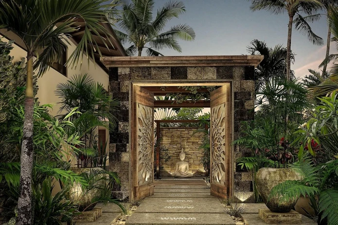 Villas luxueuses de style balinais de 4 chambres avec privilèges exclusifs de resort
