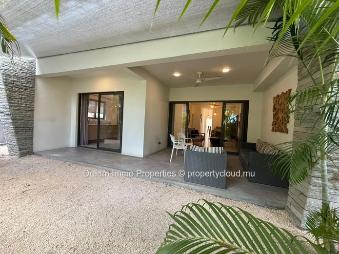 Location bel appartement de 3 chambres en rez-de-chaussée à Point de Mire, Tamarin – Ile Maurice