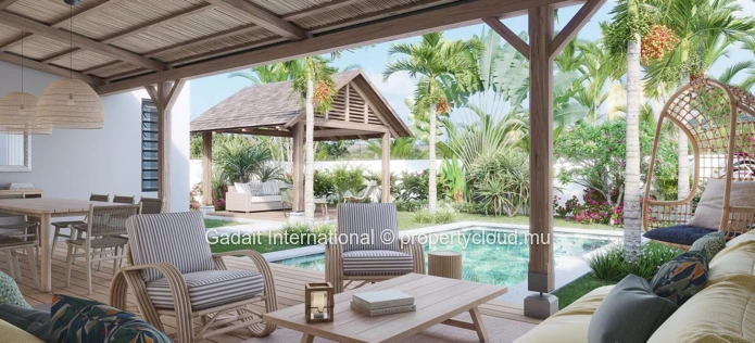 Villa haut de gamme avec jardin tropical et kiosque à vendre | Mont Mascal