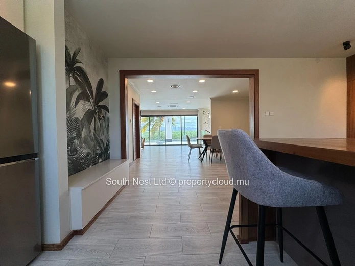 Furnished 3-bedroom house close to the beach with open view
