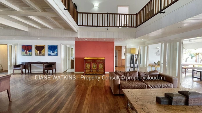5-Bedroom Beachfront Villa for Rent in Tamarin