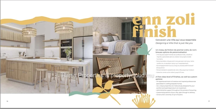 À Vendre – Programme neuf de 8 villas de prestige en phase 1 à  Mont Mascal / Cap Malheureux