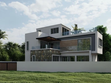 4-bed villa in Grand Baie with private slated pool