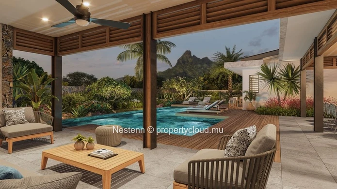 Superbe villa de 4 chambres en suite intégrée dans un resort 5*****, située au coeur de la nature de l'Ouest