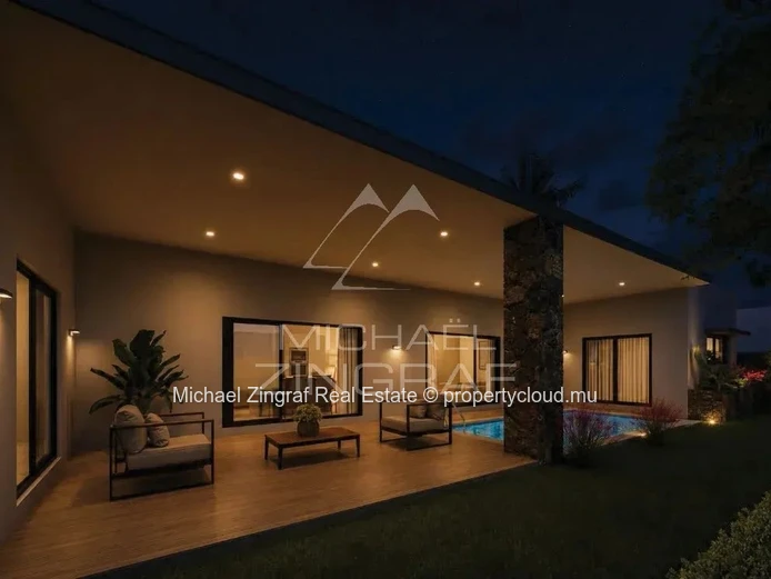 Villa contemporaine de 3 chambres avec piscine privée – Calodyne
