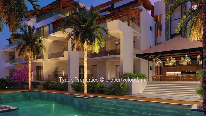 Penthouse de Luxe de 3 Chambres à Vendre à Pereybere avec Piscine Privée