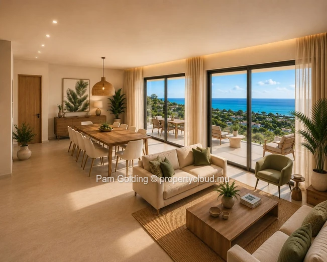 Appartements 2 chambres à Cap Tamarin – Obtenez votre résidence à Maurice grâce à un investissement immobilier