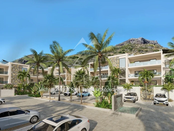 Appartement 3 chambres avec jardin et piscine privée – Tamarin